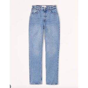 Abercrombie Curve Love The 90s Straight Ultra High Rise Jeans
